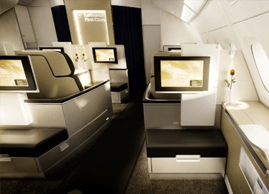 پرواز به a-first-class-lufthansa