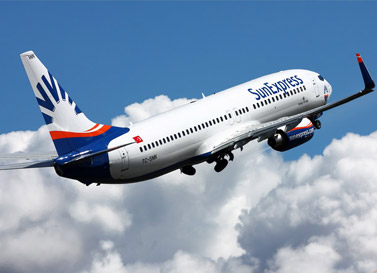 پرواز به sun-express-plane